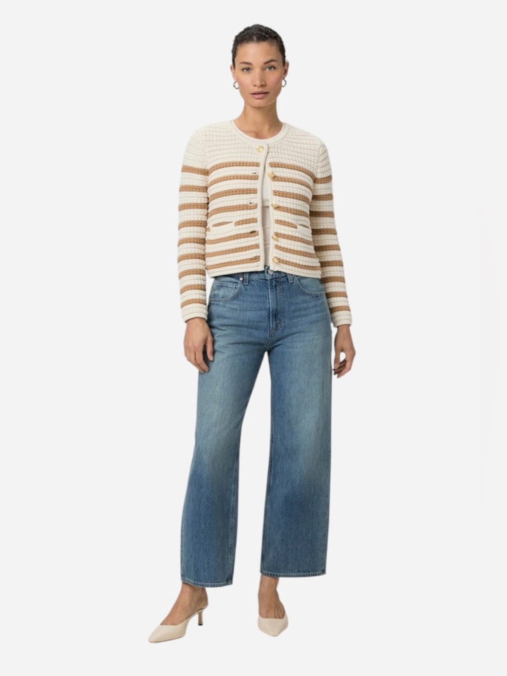 PAIGE Cameron Ankle Wide Leg Jean - size 23/NWT